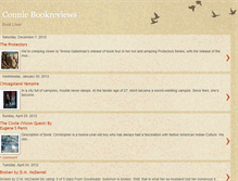 Tablet Screenshot of conniesbookreview.blogspot.com