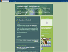 Tablet Screenshot of achsedu-natural-health-education.blogspot.com