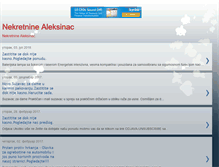 Tablet Screenshot of nekretninealeksinac.blogspot.com