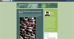 Desktop Screenshot of myworldofcolorandlight.blogspot.com