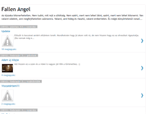 Tablet Screenshot of fallenangelsaga.blogspot.com
