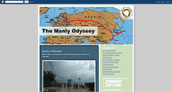 Desktop Screenshot of manlyodyssey.blogspot.com