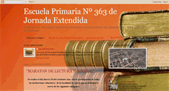 Desktop Screenshot of escuela363bicentenario.blogspot.com