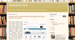 Desktop Screenshot of bookaholicbud.blogspot.com