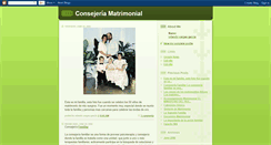 Desktop Screenshot of consejeriamatrimonial.blogspot.com