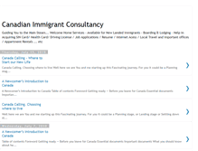 Tablet Screenshot of canadian-immigrant-consultancy.blogspot.com
