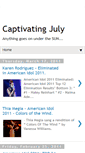 Mobile Screenshot of captivatingjuly.blogspot.com