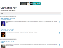 Tablet Screenshot of captivatingjuly.blogspot.com