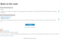 Tablet Screenshot of blacktotheroots.blogspot.com