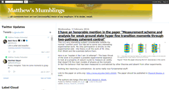 Desktop Screenshot of mattaw.blogspot.com