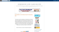 Desktop Screenshot of low--carb--recipe.blogspot.com