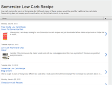 Tablet Screenshot of low--carb--recipe.blogspot.com