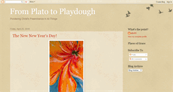 Desktop Screenshot of fromplatotoplaydough.blogspot.com