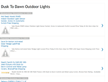 Tablet Screenshot of dusktodawnoutdoorlights.blogspot.com