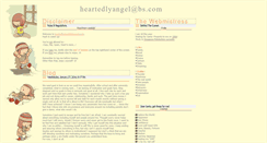 Desktop Screenshot of heartedlyangel.blogspot.com