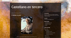 Desktop Screenshot of castellanoentercero.blogspot.com