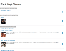 Tablet Screenshot of magicwomans.blogspot.com