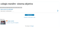 Tablet Screenshot of colegiomondim.blogspot.com
