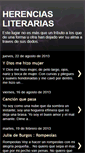Mobile Screenshot of herenciasliterarias.blogspot.com