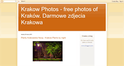 Desktop Screenshot of krakow-photos.blogspot.com