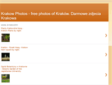 Tablet Screenshot of krakow-photos.blogspot.com