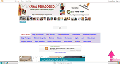 Desktop Screenshot of canalpedagogico.blogspot.com