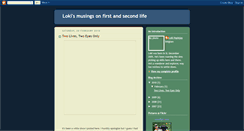 Desktop Screenshot of loki-popinjay.blogspot.com