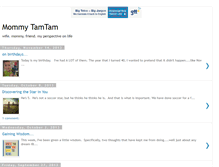 Tablet Screenshot of mommytamtam.blogspot.com