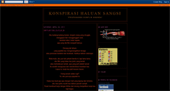 Desktop Screenshot of konspirasisangsi.blogspot.com