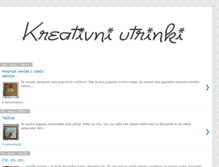 Tablet Screenshot of kreativniutrinki.blogspot.com