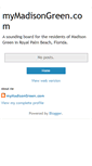 Mobile Screenshot of mymadisongreen.blogspot.com