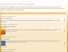 Tablet Screenshot of divagando-hipotese-espirita.blogspot.com