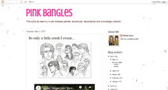 Desktop Screenshot of pinkbangles.blogspot.com