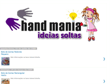 Tablet Screenshot of handmania-ideias.blogspot.com