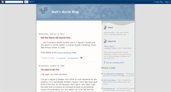 Desktop Screenshot of moviematt.blogspot.com