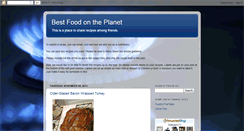 Desktop Screenshot of bestfoodontheplanet.blogspot.com