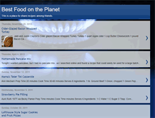 Tablet Screenshot of bestfoodontheplanet.blogspot.com