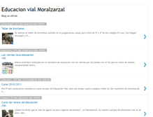 Tablet Screenshot of educacionvialmoralzarzal.blogspot.com