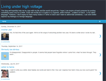 Tablet Screenshot of livingunderhighvoltage.blogspot.com