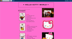 Desktop Screenshot of hello-kitty-world.blogspot.com