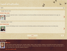 Tablet Screenshot of landoflafroths.blogspot.com