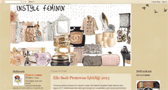 Desktop Screenshot of instylefeminin.blogspot.com