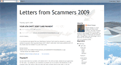 Desktop Screenshot of letters2009.blogspot.com