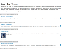 Tablet Screenshot of careyonfitness.blogspot.com