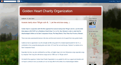 Desktop Screenshot of goldenheartcharityorganization.blogspot.com