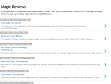 Tablet Screenshot of magicreviews.blogspot.com