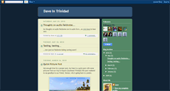 Desktop Screenshot of daveintrinidad.blogspot.com