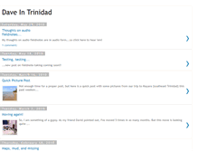 Tablet Screenshot of daveintrinidad.blogspot.com