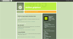 Desktop Screenshot of graphicsinmotion.blogspot.com