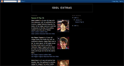 Desktop Screenshot of idolextras.blogspot.com